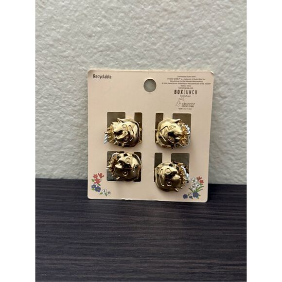 Studio Ghibli Howl's Moving Castle Calcifer Expressions Hair Clip Set - Picture 2 of 2